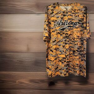 Arizona Classic Baseball Peoria AZ Digital Orange Camo XL T-Shirt Men's Tee